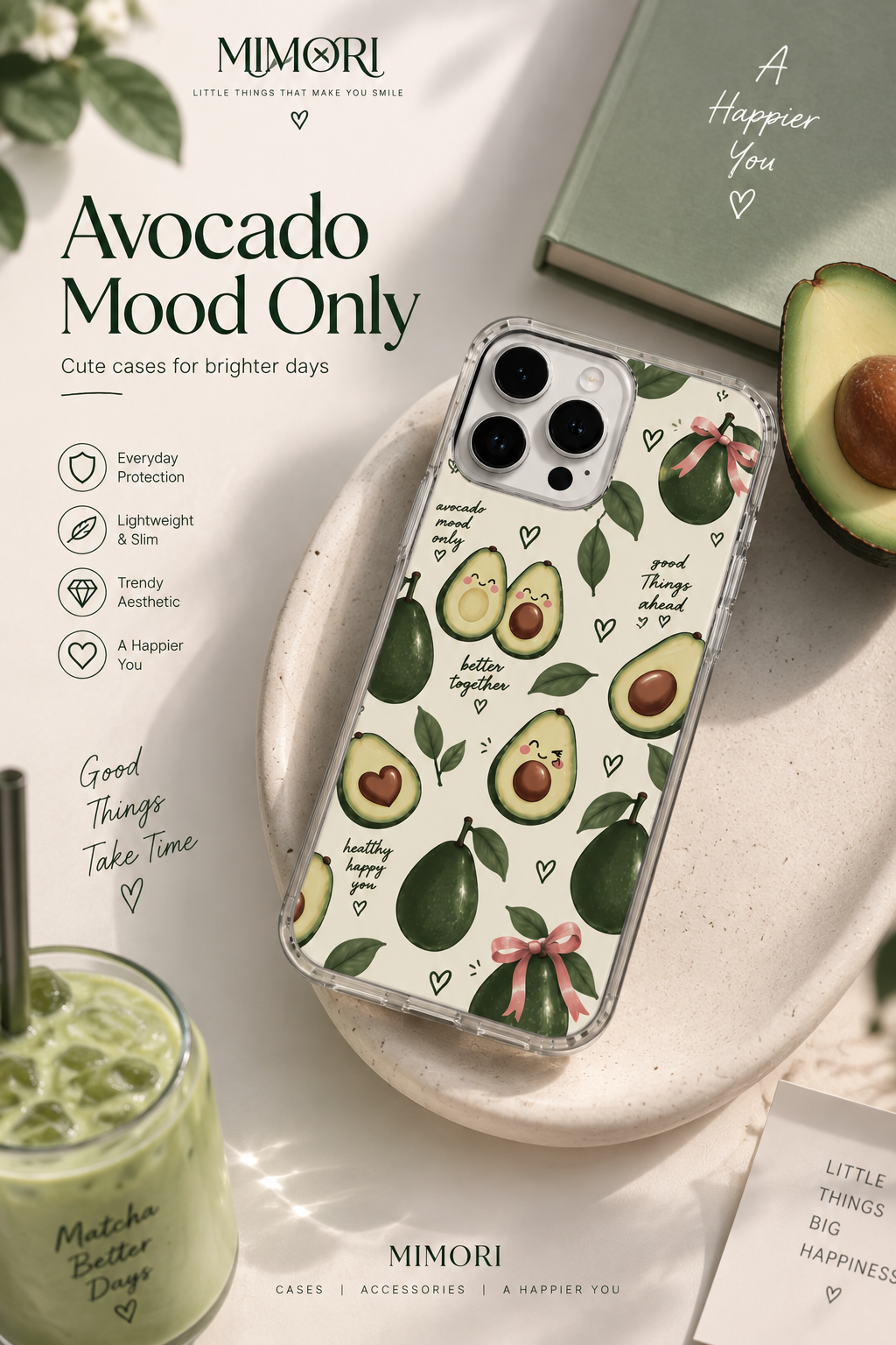 Avocado Love Phone Case