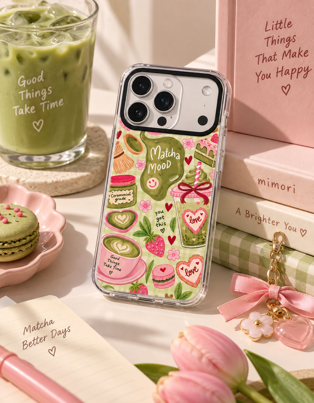 Matcha Mood Phone Case🌷