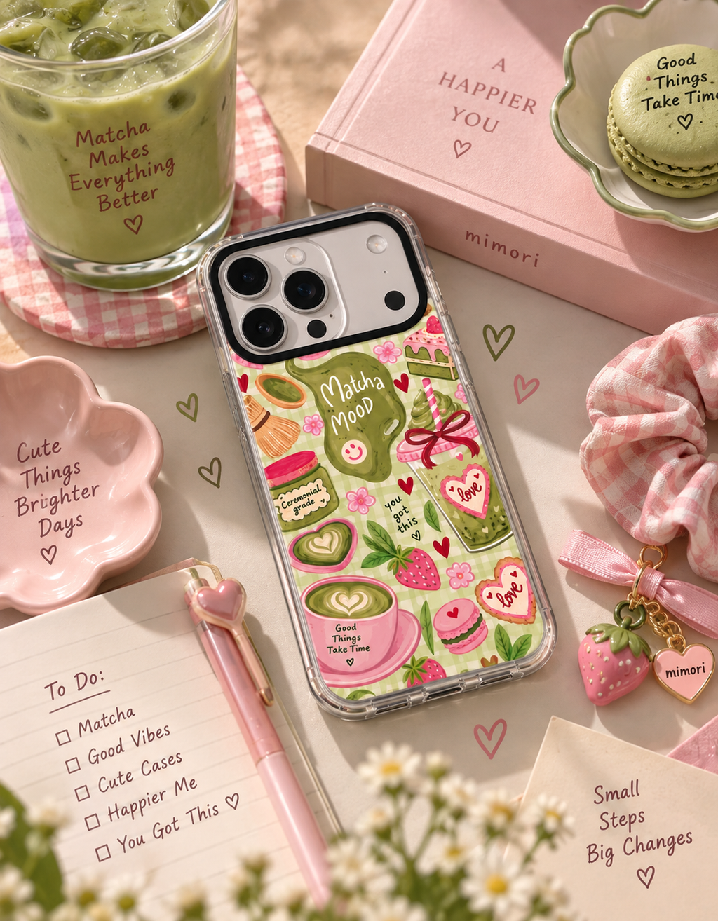 Matcha Mood Phone Case🌷