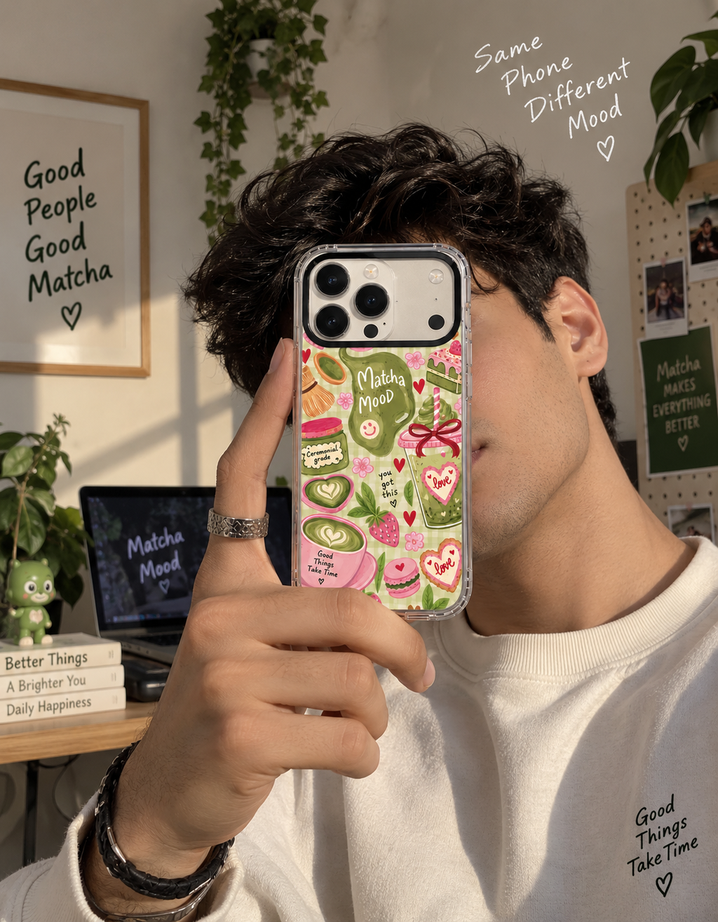 Matcha Mood Phone Case🌷