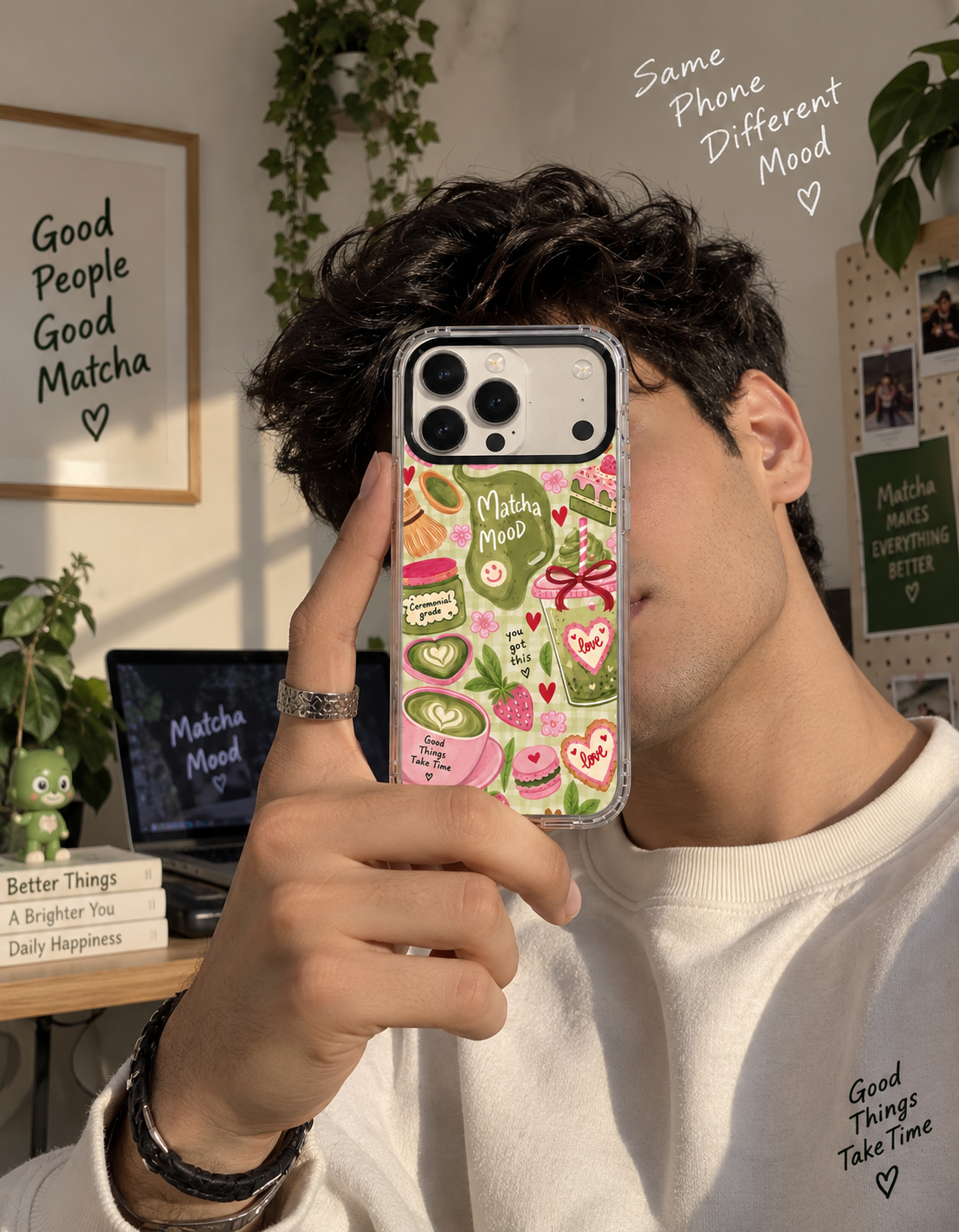 Matcha Mood Phone Case🌷