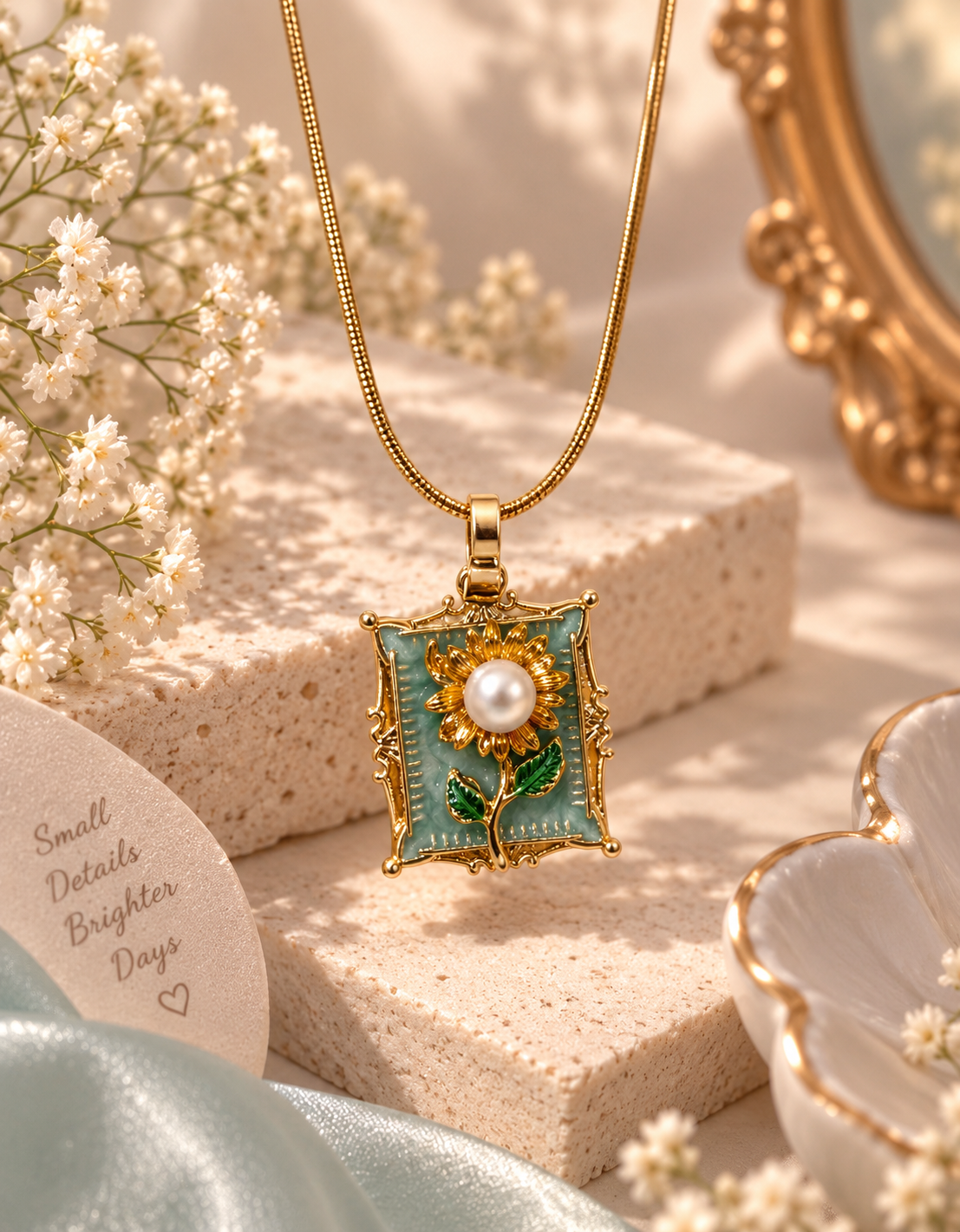 Sunflower Secret Necklace