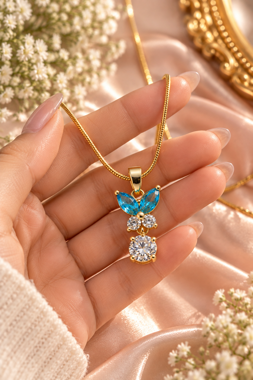 Bluebell Sparkle Necklace