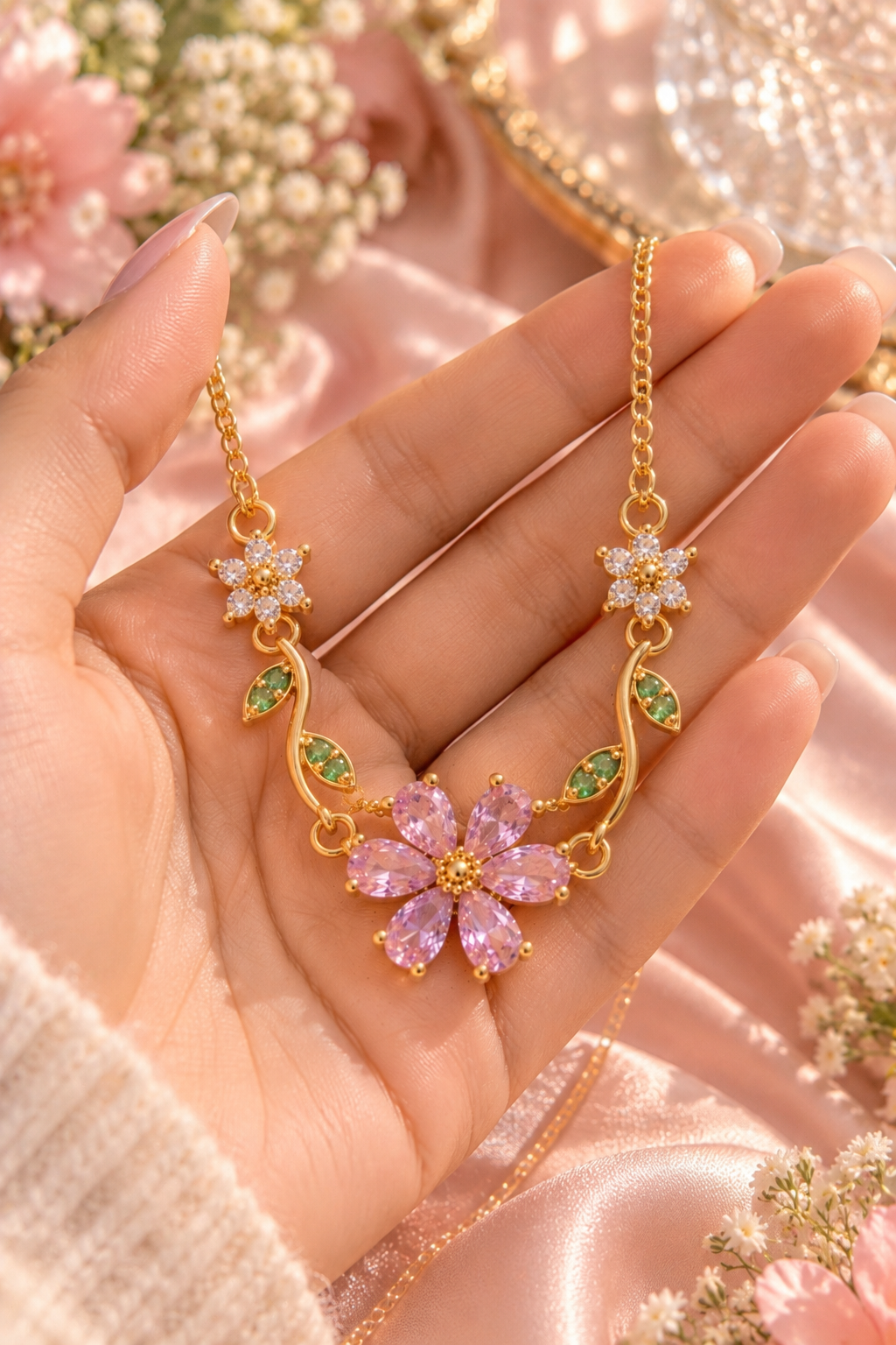 Lavender Garden Necklace