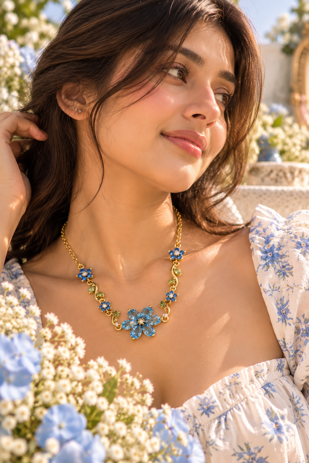 Bluebell Garden Necklace