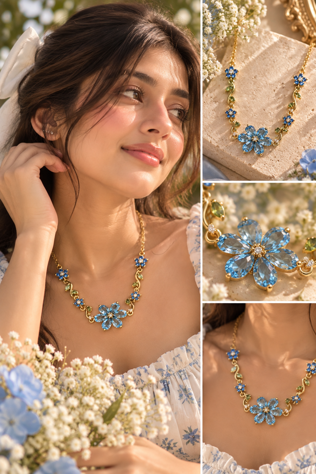 Bluebell Garden Necklace