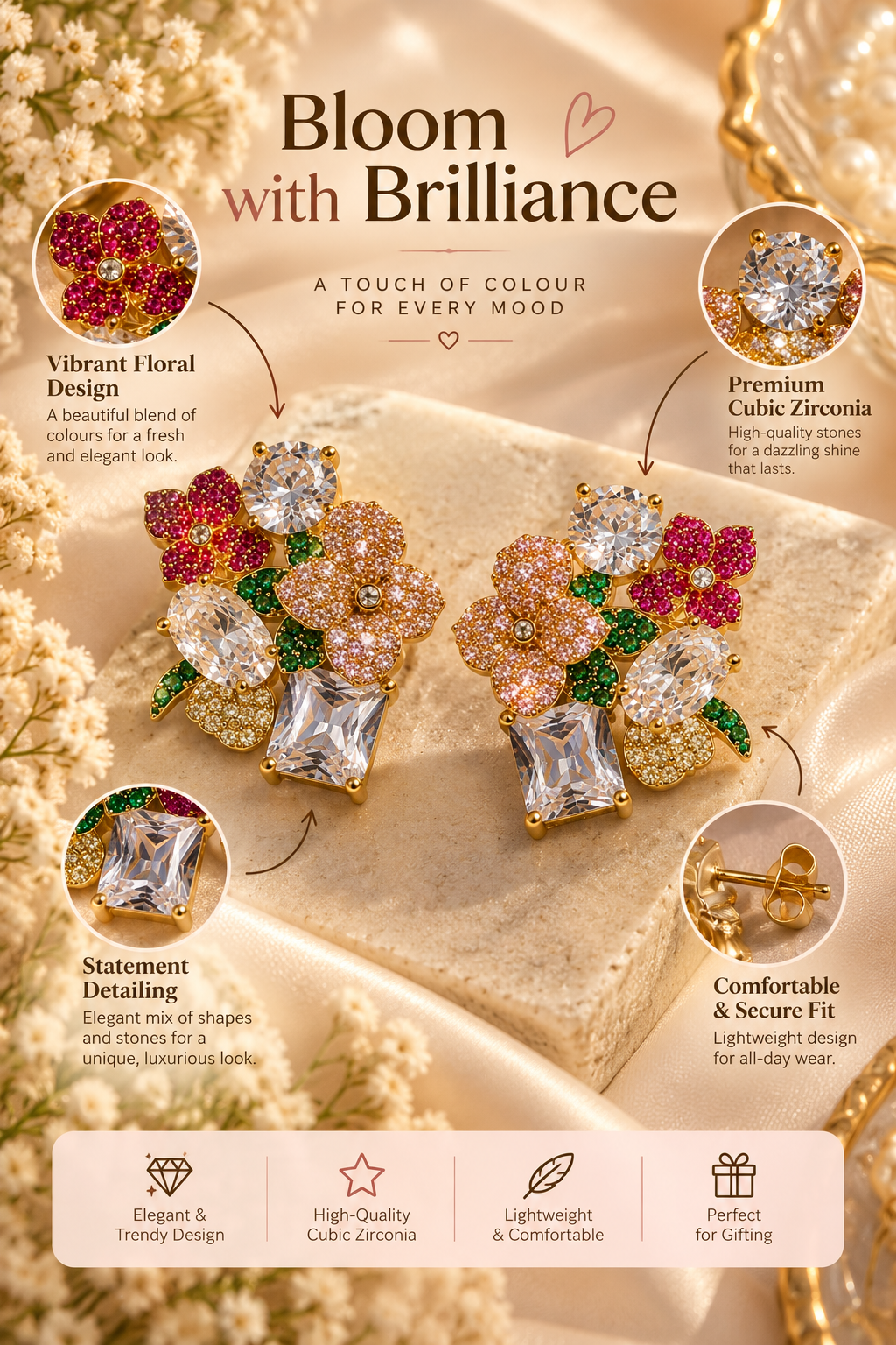 Blossom Royale Earrings
