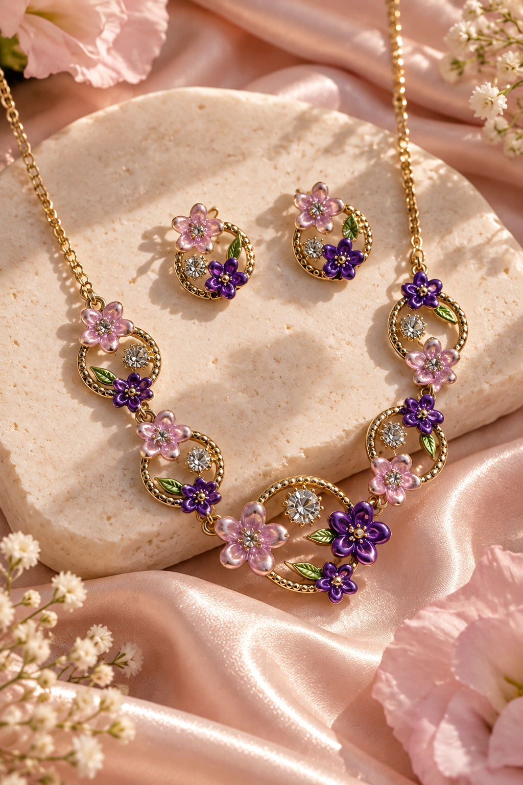 Lavender Garden Jewellery Set