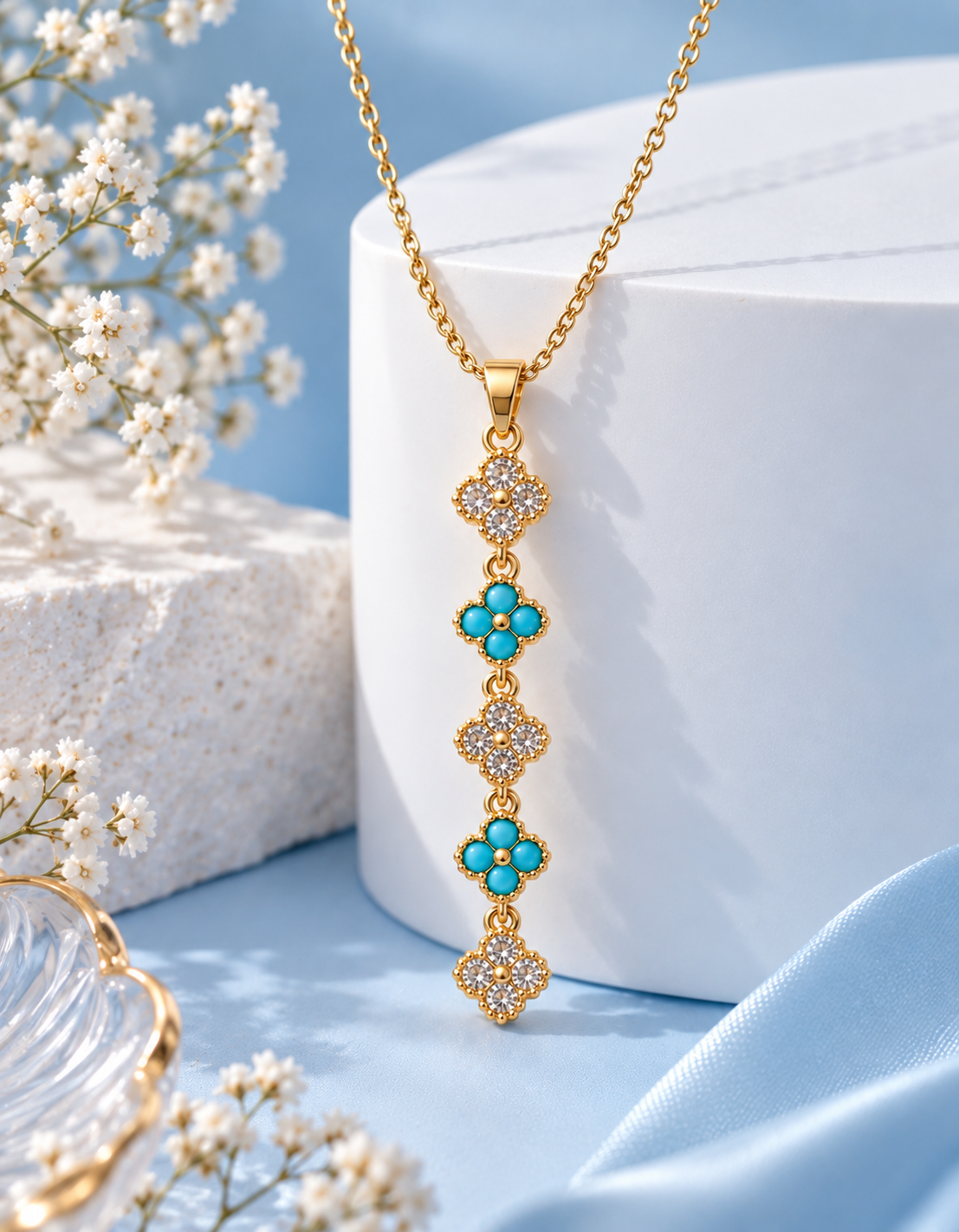 ✨ Celeste Bloom Necklace