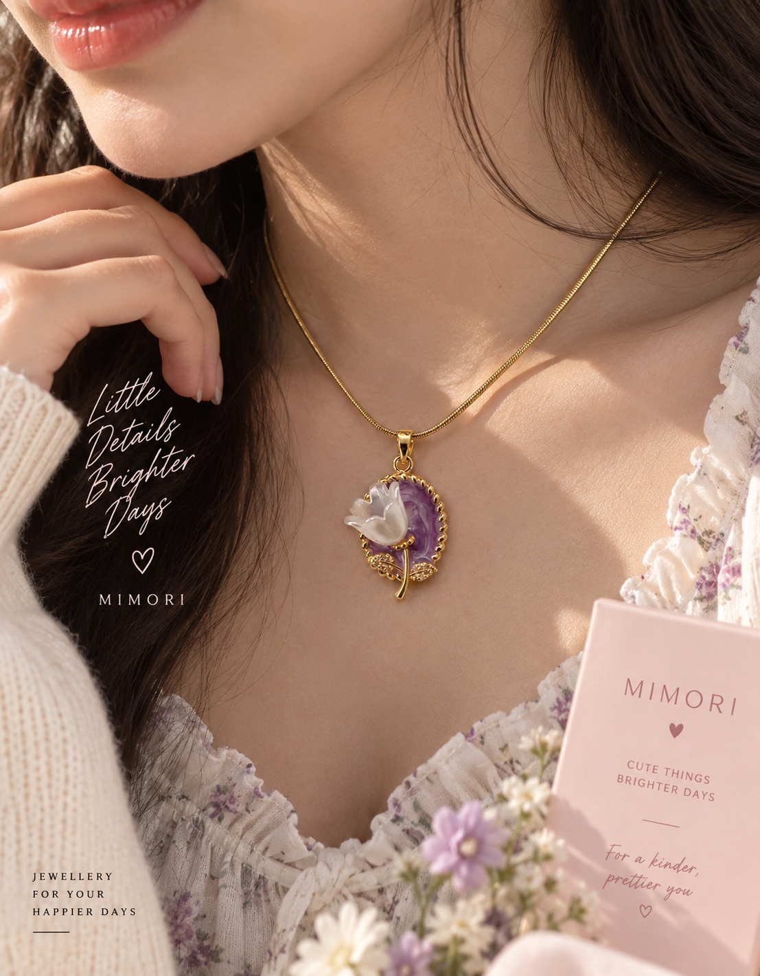 Lavender Bloom Necklace