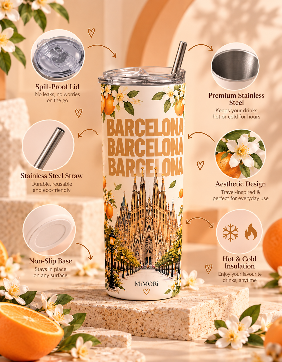 Barcelona Dreams Tumbler