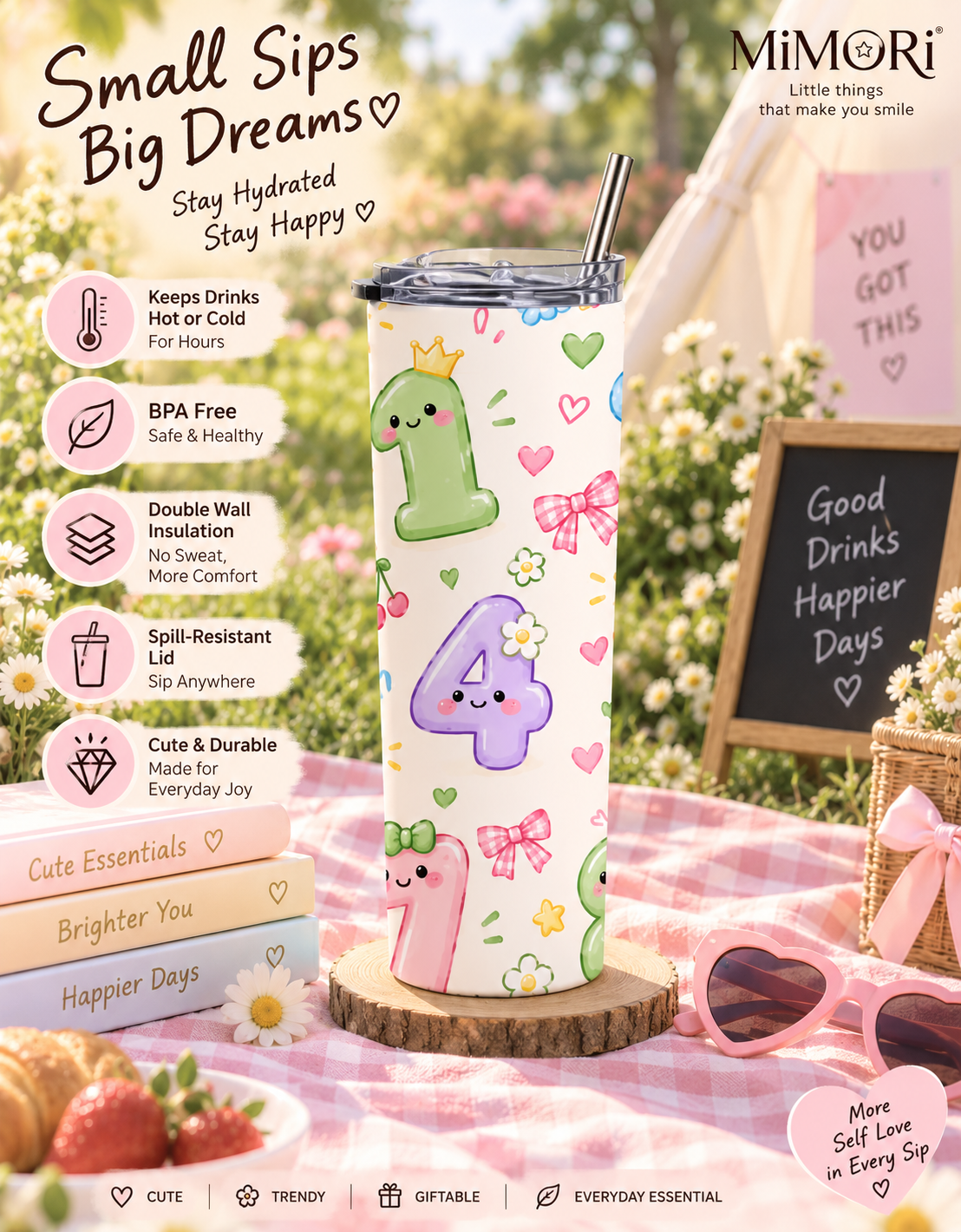 Lucky Numbers Tumbler 🎀