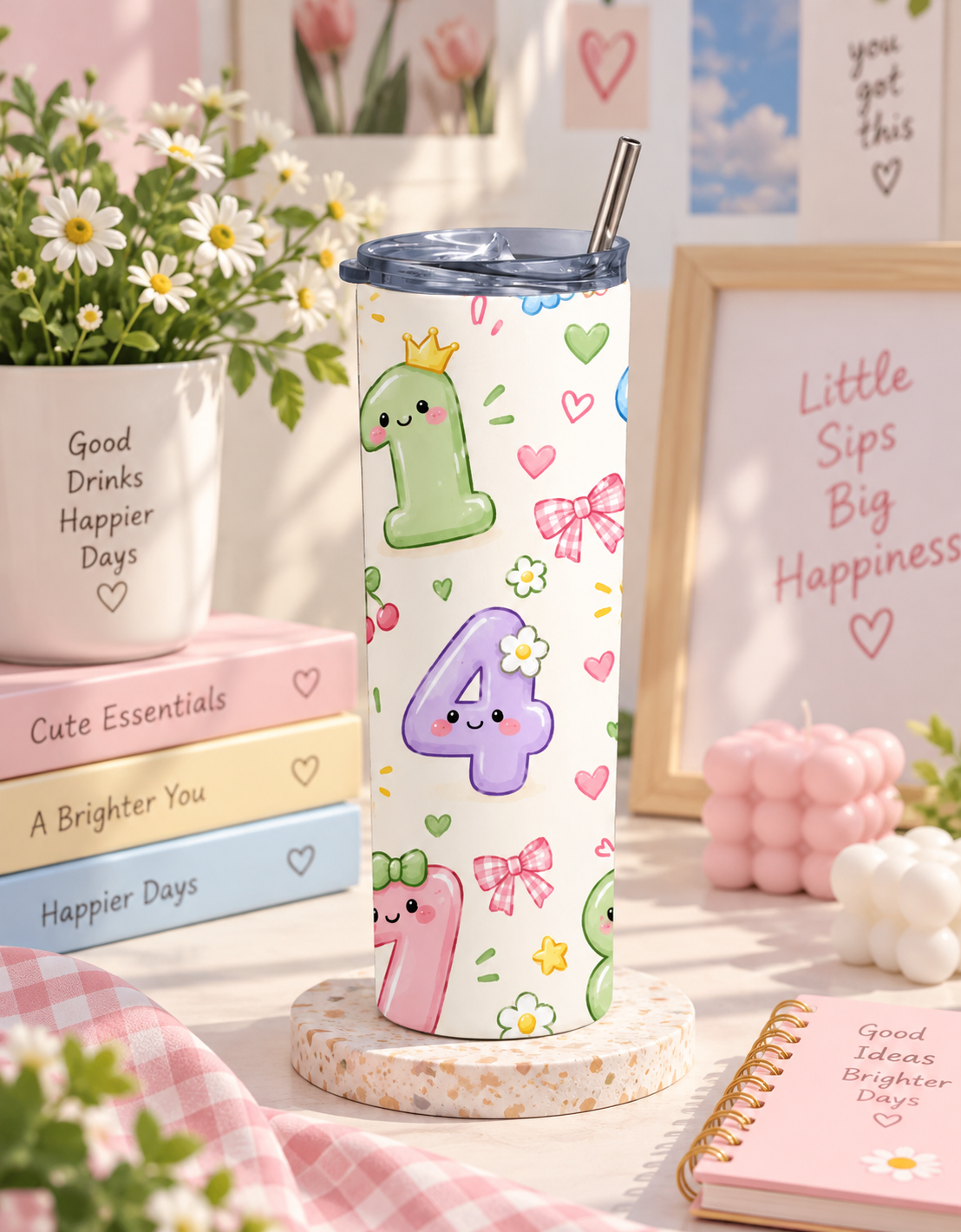 Lucky Numbers Tumbler 🎀