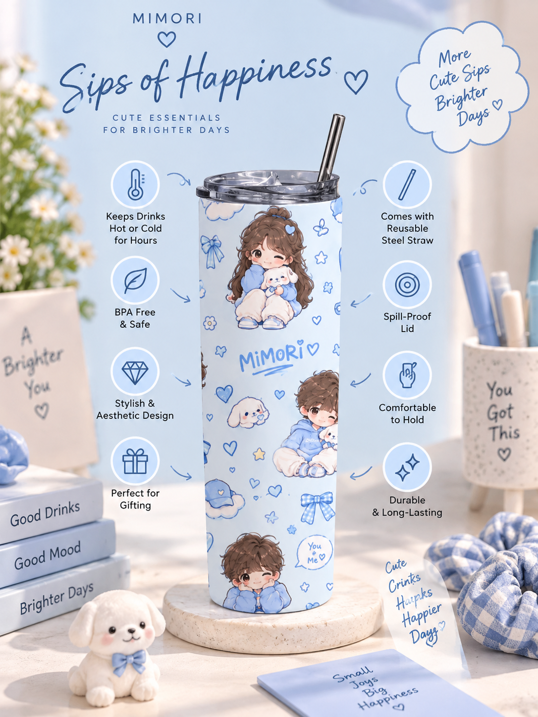 You & Me Tumbler 💙